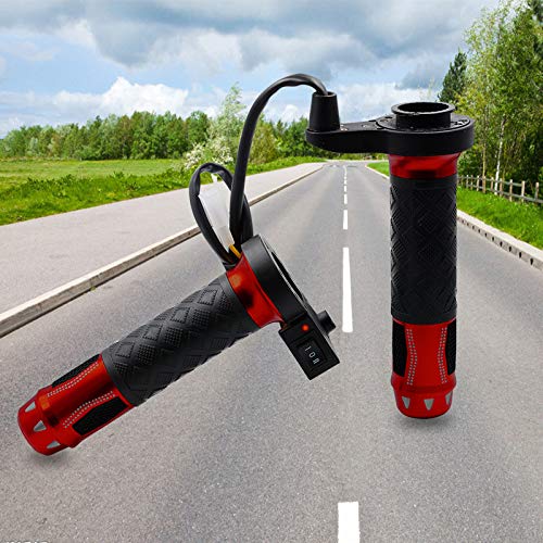Baceyong Motorrad-Lenkergriffe 22 mm (7/8"), elektrisch beheizte Lenkergriffe, universelle Motorrad-