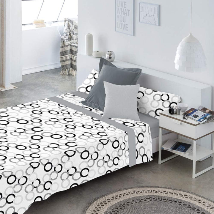 COTTON ARTean JC POPY Cama 200 X 200 grau, Cama 200 X 200 Grau