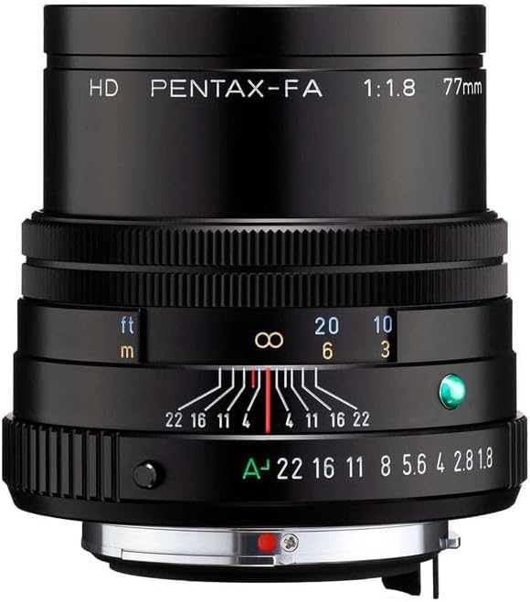 Pentax PENTAX-FA 77mmF1.9 Limited Schwarz Leichte Telebrennweite, z.B. für Porträtaufnahmen mit leis