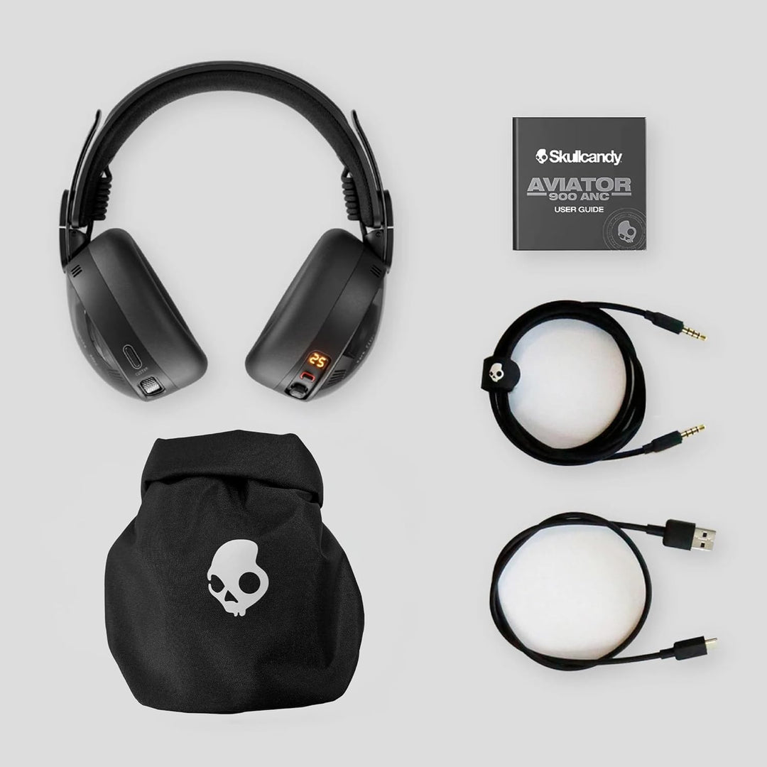 Skullcandy Aviator 900 ANC kabelloser Over-Ear-Bluetooth-Kopfhörer, THX Spatial Audio mit Head Track