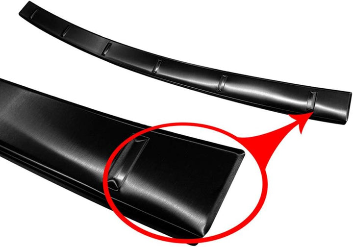 Avisa Schwarz Edelstahl Heckstossstangenschutz kompatibel mit Mercedes GLE II W167 2019- incl. 53 AM