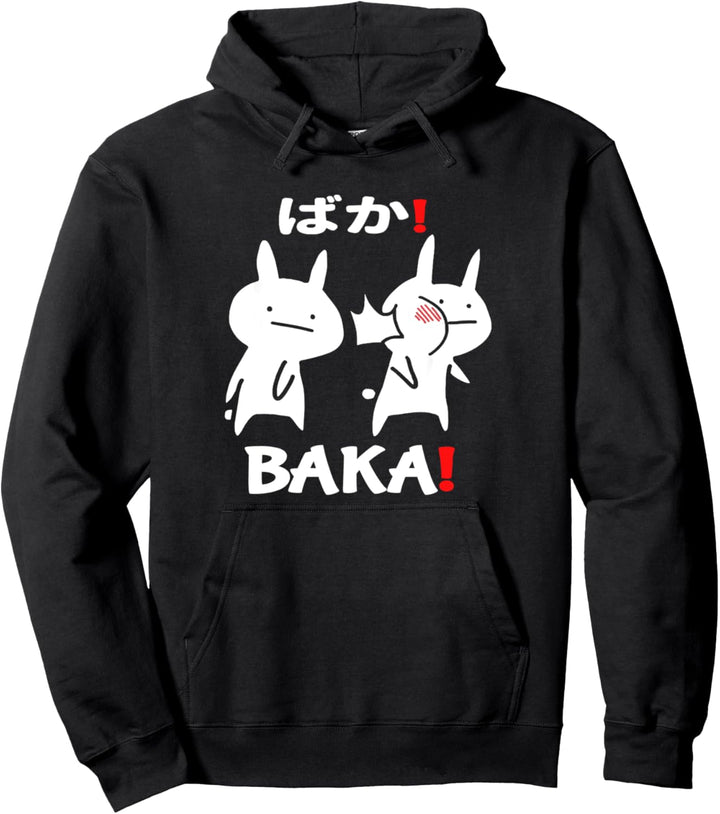 Geschenk für Freunde, Japan Baka Rabbit Ohrfeige Pullover Hoodie