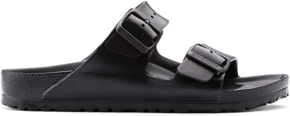 BIRKENSTOCK Damen Arizona Eva Pantoletten, 46 EU Schwarz
