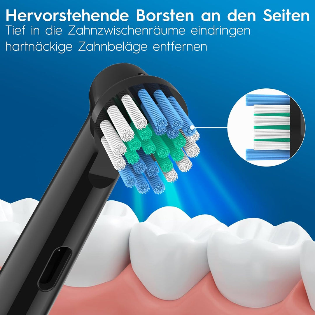 HSYTEK 16er Aufsteckbürsten Kompatibel mit OralB Zahnbürste Elektrische, Aufsätze für OralB Pro 3 35