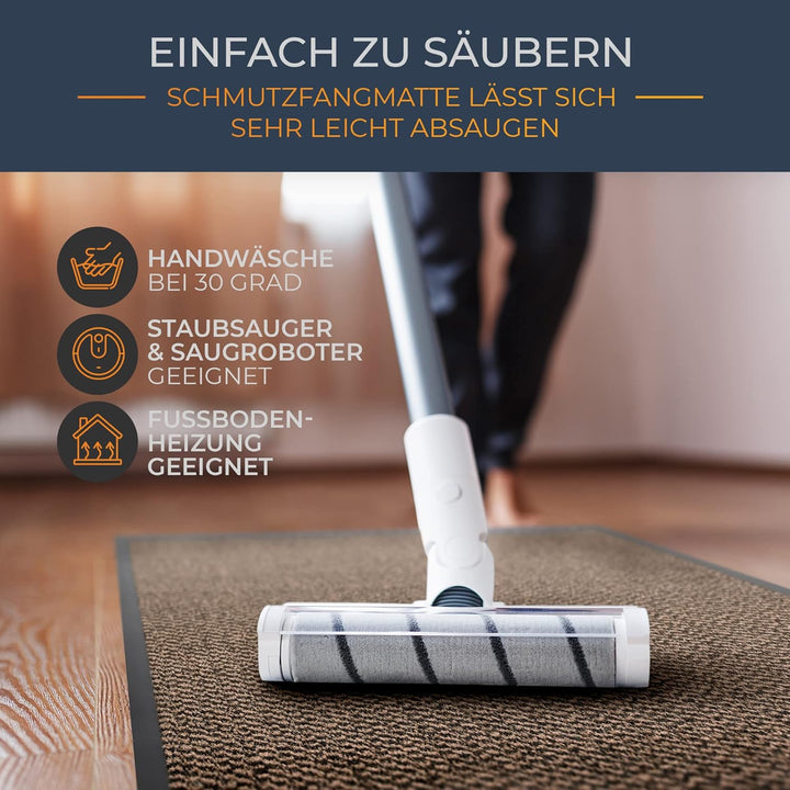 TIMELEOS Fussmatte Schmutzfangmatte mit äusserst starker Schmutz und Feuchtigkeitsaufnahme Eingangst