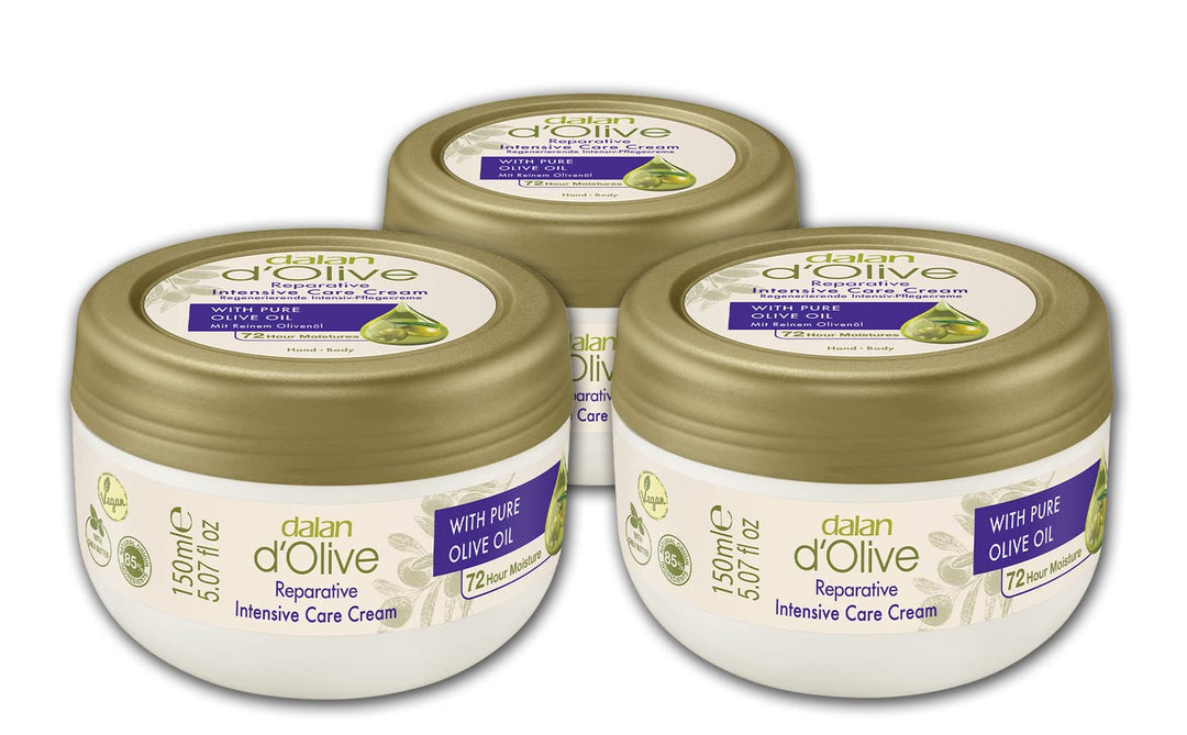 3x Dalan d´Olive - Intensivcreme - 150 ml - Dose