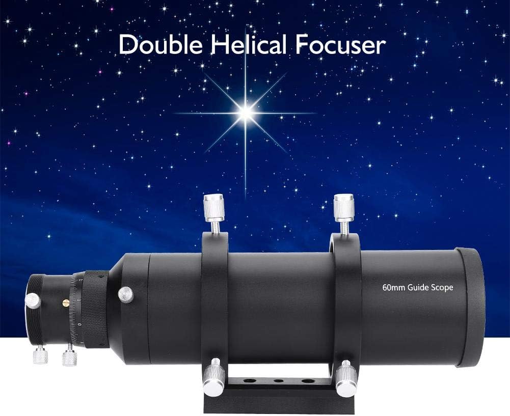 Teleskop, Finderscope Finder 60mm Doppelhelix Fokussierer Guide Scope Finderscope für astronomische
