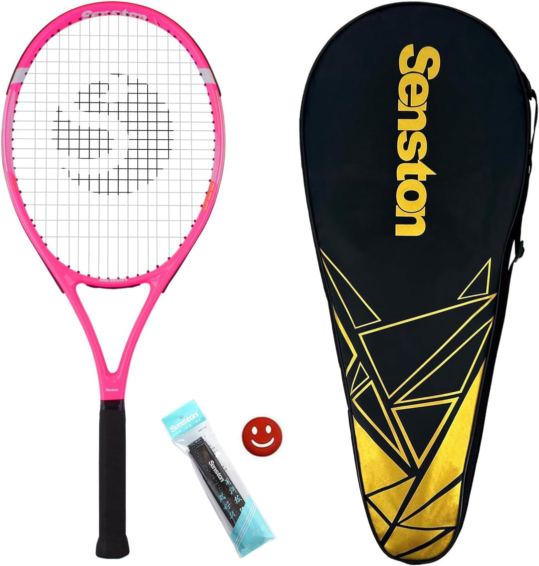 Senston Profi Tennisschläger Professioneller Training Tennis Schläger Set für Damen Herren mit Tenni
