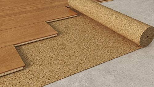 Rollenkork Meterware - Masse 1m x 10m - Fläche (10m²) - Dicke von 2mm bis 10mm - Schalldämmung von B
