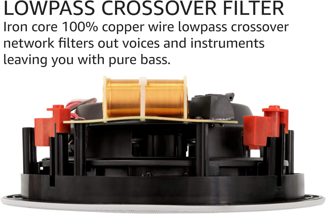 Earthquake Sound SUB-8 8 Zoll SWS Einbau- / Wandeinbau Passiv Subwoofer 21,3 cm (8 Zoll), 21,3 cm (8