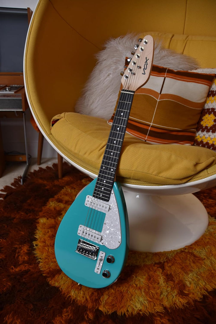 Vox Mark III Mini Electric Guitar - Teardrop - Aqua Green grün, grün