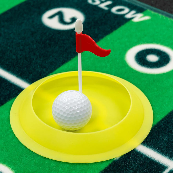 LONGRIDGE 4-Gang-Golf-Putting-Matte, Grün