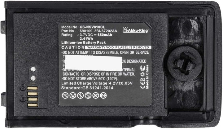 Akku-King Akku kompatibel mit Alcatel 3BN67202AA - Li-Ion 650mAh - für Lucent 500 DECT, Mobile 500 D