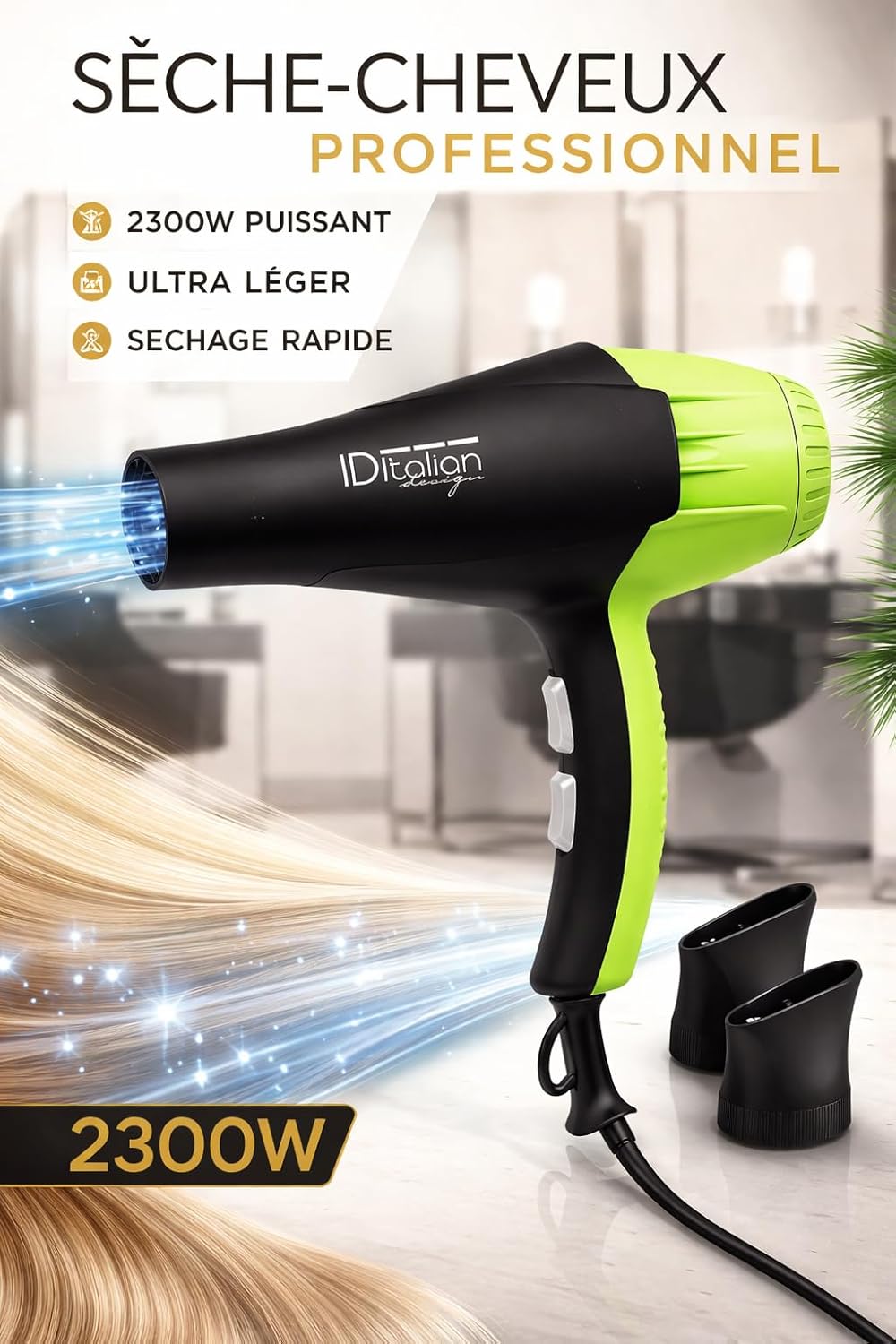 Airlissimo Gti 2300 Secador Verde Grün, Grün
