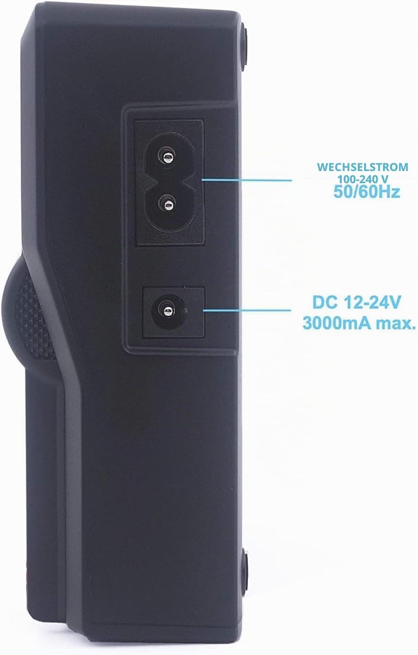 Baxxtar Pro - LCD DUAL Ladegerät - kompatibel mit Akku Sony BP-U30 BP-U35 BP-U60 BP-U65 BP-U70 BP-U9