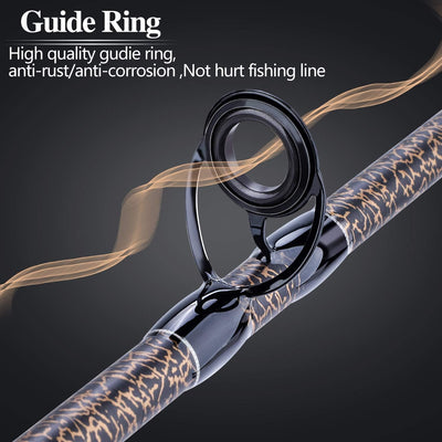 Sougayilang Karpfen Angelrute, Porable High Carbon 4 Pc Rohlinge Karpfen Angelrute für Reisen Süsswa