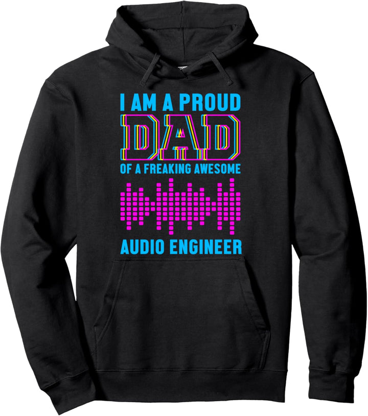 Stolzer Vater Eines Tontechnikers Veranstaltungstechniker Pullover Hoodie