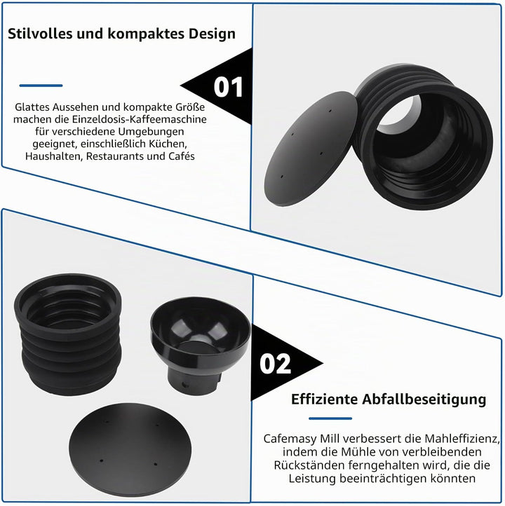 Single Dosis Hopper, Kaffee -Hopper Single Dosis Hopper Mühle Kaffeemühle Accessoires mit Bellow Abs