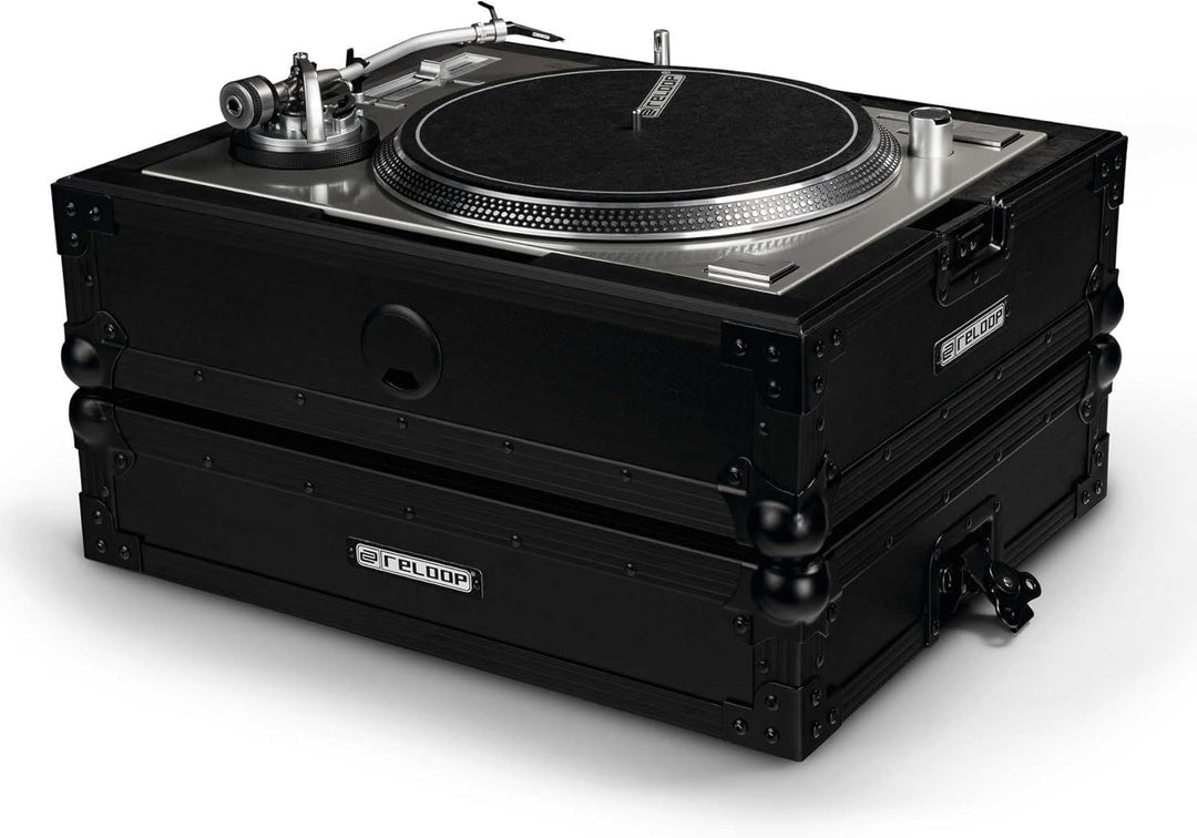 Reloop Premium Turntable Case - Plattenspieler Case mit Butterfly-Verschlüsse, robuste Konstruktion,