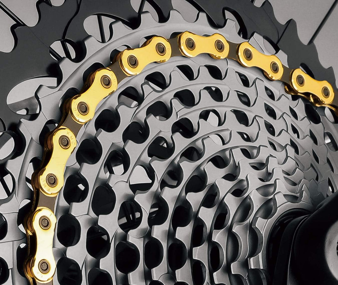 KMC X11sl Chain gold/schwarz Einzelbett, gold/schwarz Einzelbett