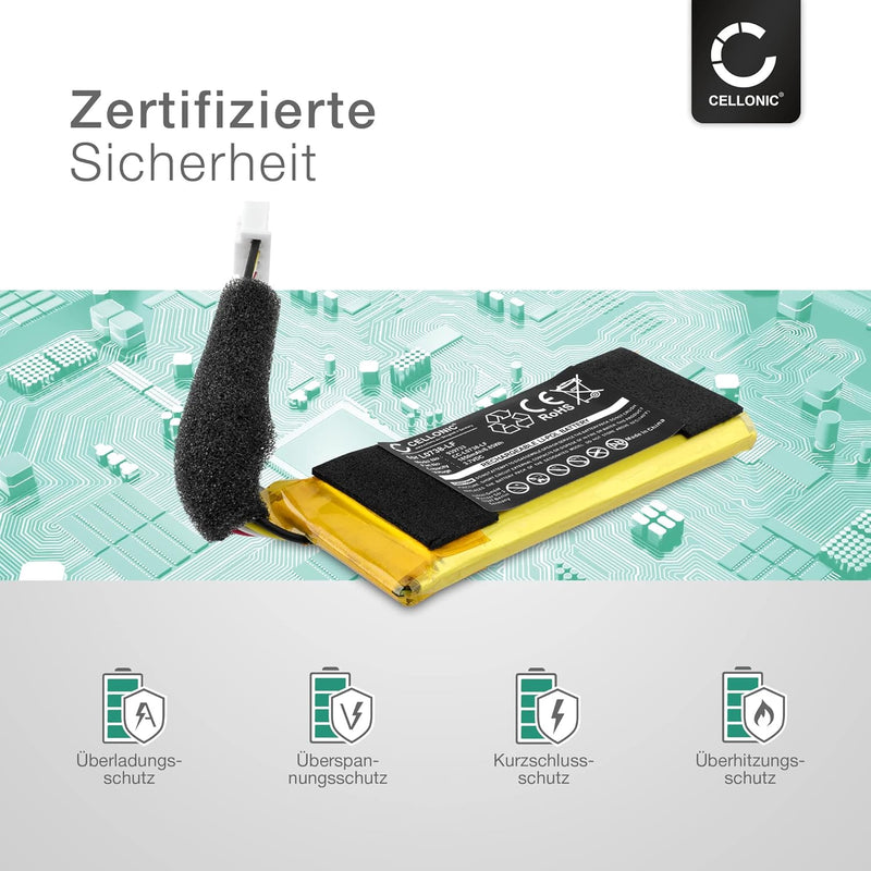 CELLONIC® Ersatzakku L0738-LF für JBL Tuner AM0304 Lautsprecher Musikbox Akku 1850mAh Soundbox Batte