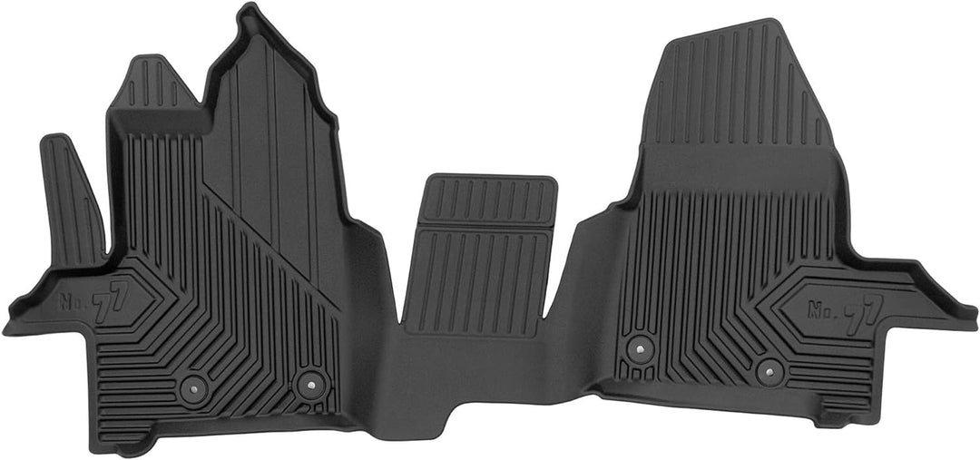 SMK Gummimatten auto fussmatten Satz für Ford Transit Custom 2012-2021 Erleben Sie einen neuen Stand