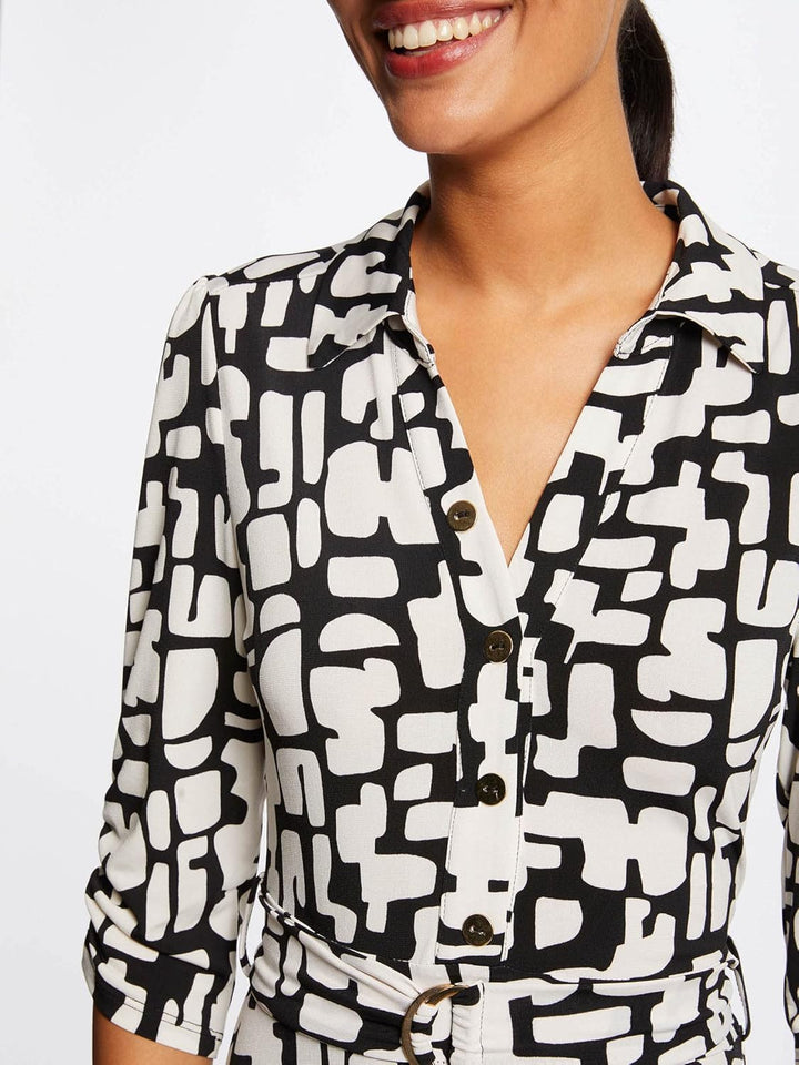 Morgan Damen Robe 38 Offwhite/Schwarz, 38 Offwhite/Schwarz