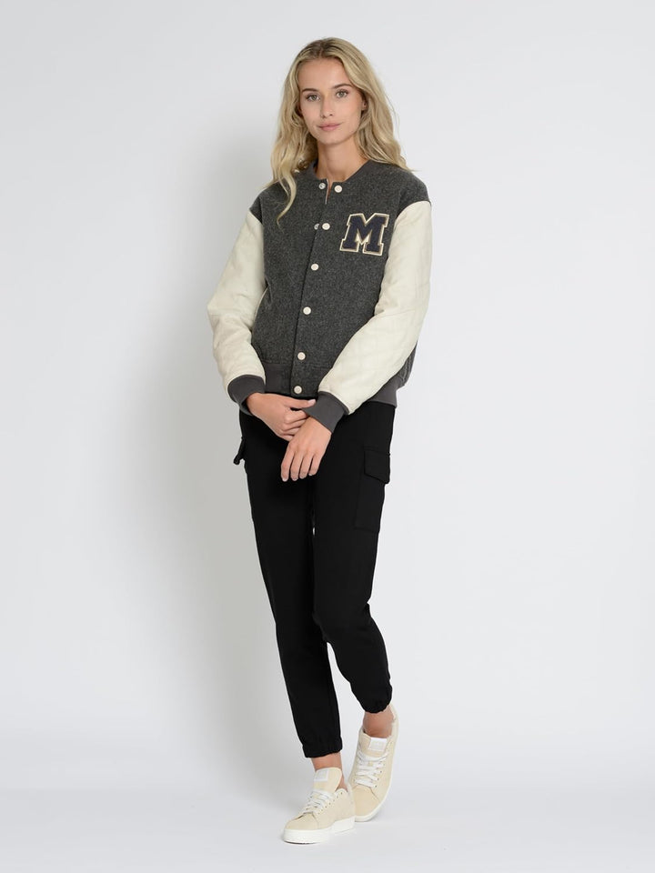 MUSTANG Damen Jacke Jacke XS ecru/anthra, XS ecru/anthra