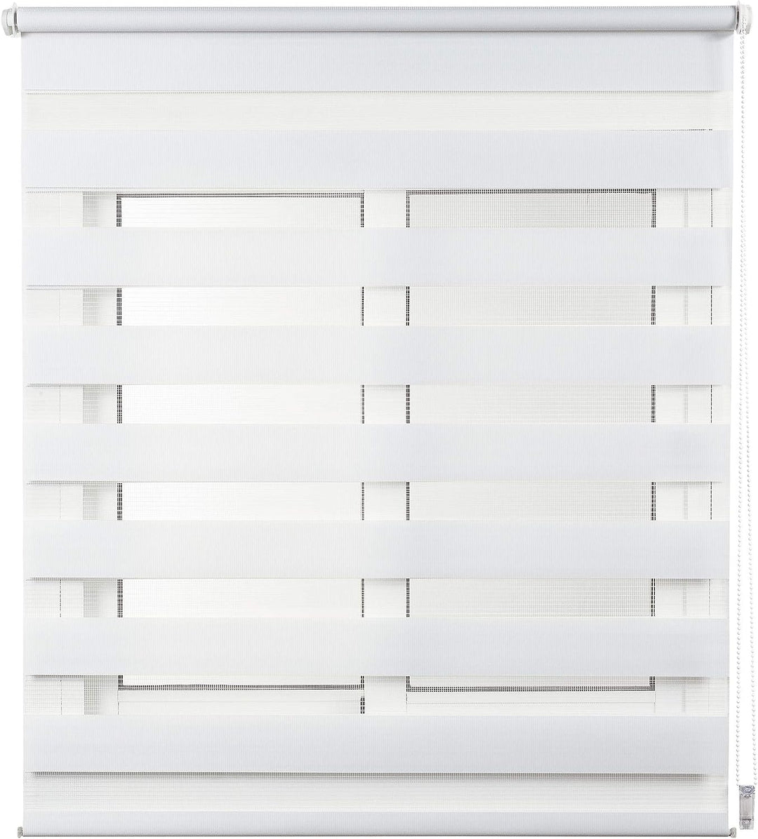 STORESDECO Doppelrollo Klemmfix ohne Bohren. Klemmrollo Einfache Montage, Zebra Rollo lichtdurchläss