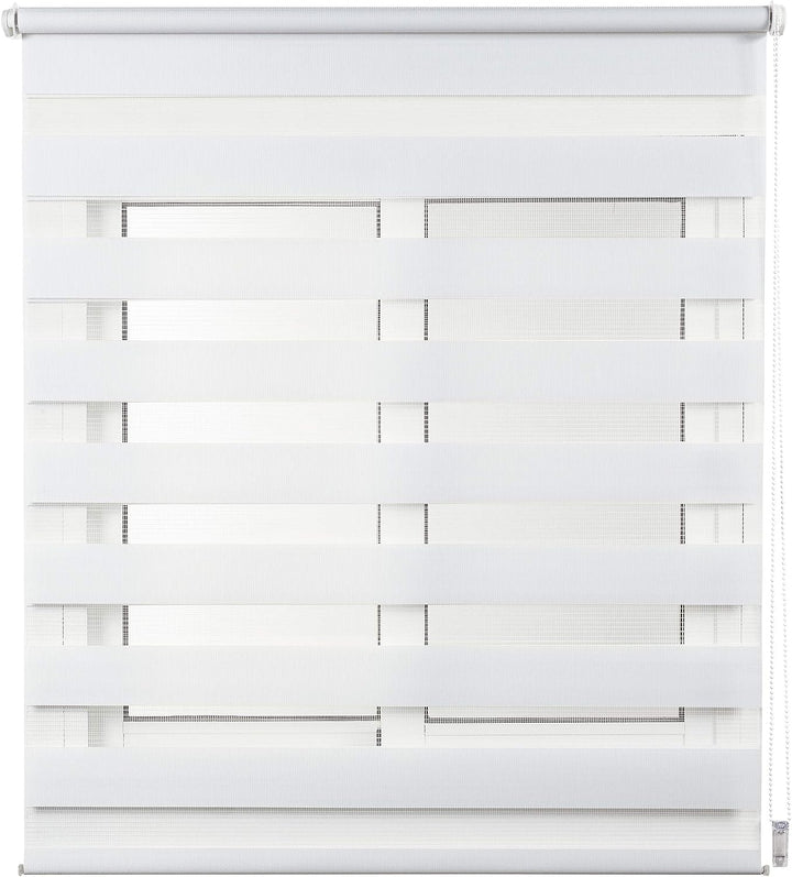 STORESDECO Doppelrollo Klemmfix ohne Bohren. Klemmrollo Einfache Montage, Zebra Rollo lichtdurchläss
