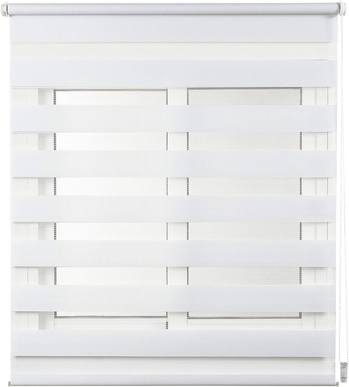 STORESDECO Doppelrollo Klemmfix ohne Bohren. Klemmrollo Einfache Montage, Zebra Rollo lichtdurchläss
