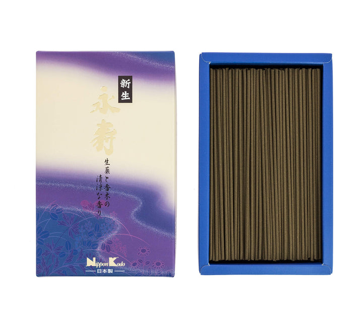 NIPPON Kodo 22042 Klapptritt Eiju Shinsei Balsamico Kräuter- und Holz Räucherstäbchen 17 x 10 x 4 cm