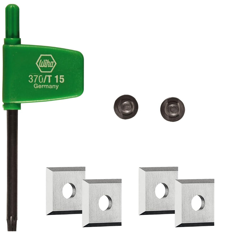 FESTOOL Ersatzwendeplatten zu Nutfräser 20 x 12 x 1,5 mm, Inhalt 4 Stück,491392, 20 x 12 x 1,5 mm