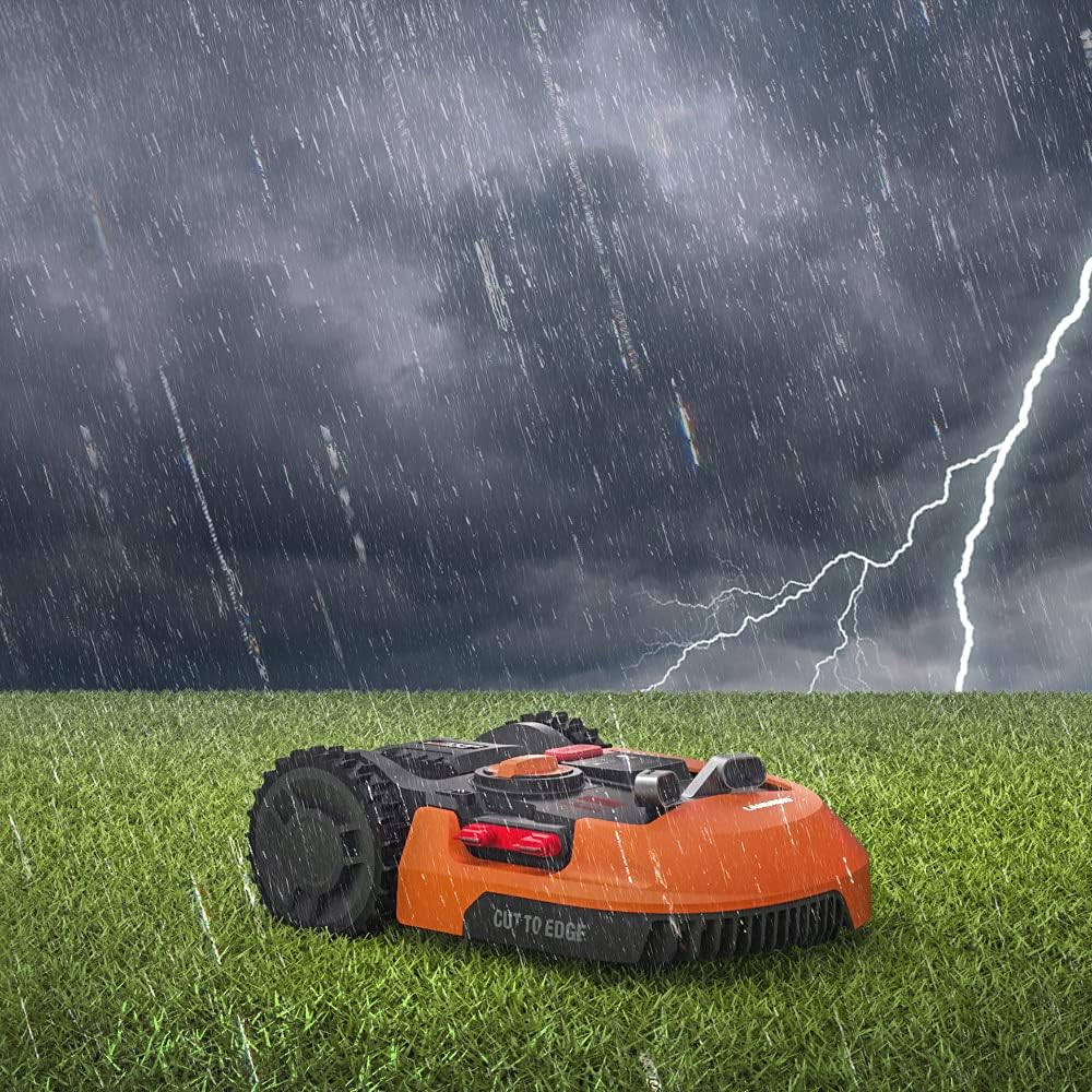 WORX Landroid PLUS WR148E Mähroboter für Gärten bis 800 qm mit WLAN, Bluetooth und schwimmendem Mähd