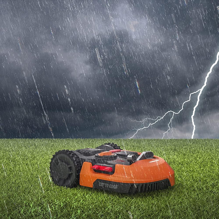 WORX Landroid PLUS WR148E Mähroboter für Gärten bis 800 qm mit WLAN, Bluetooth und schwimmendem Mähd
