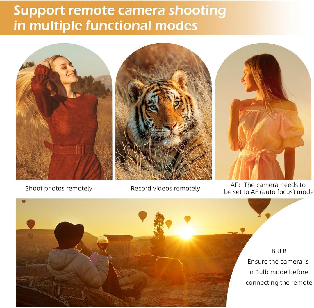 Kompatibel mit Sony Kameras Stativ - Mini-Stativ mit aufladbarer Fernbedienung mit Focus Zoom für So