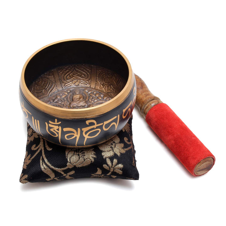 Zap Impex Schönes Geschenk Neue handgemachte Messing 5 Buddha Klangschale Tibetische Meditation Yoga