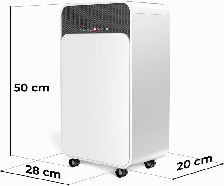 Luftentfeuchter - 16L/Tag, 2L Behälter 30 m² elektrisch Digitalanzeige Timer Wäschetrocknung Auto-Mo