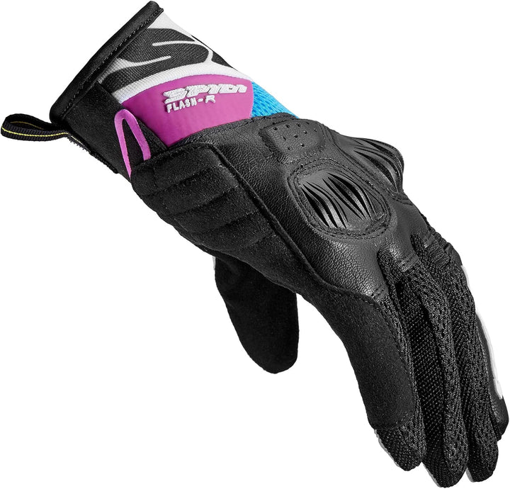 SPIDI, Flash-R Evo Lady, Damen-Motorrad-Handschuhe, schützend & strapazierfähig, Sommerhandschuhe, w