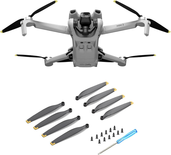 Propeller für DJI Mini 3 Ersatzpropeller Blätter Geräuscharm Zubehör für DJI Mini 3 Drohnenzubehör E