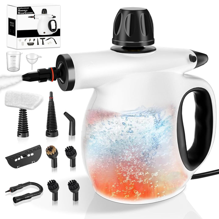 Handdampfreiniger, Dampfreiniger, Reinigungsdampfer (B) Weiss, Weiss