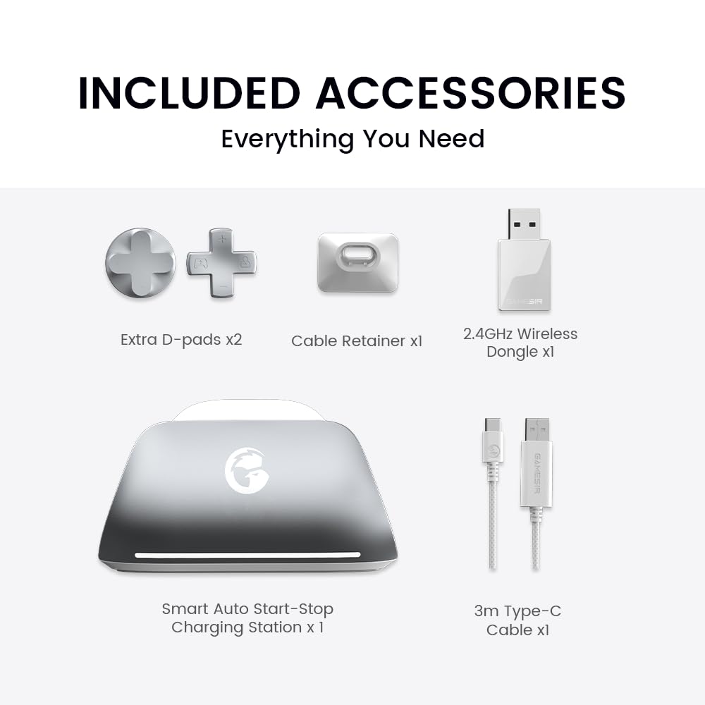 GameSir G7 Pro 1000Hz Controller mit Ladestation für Xbox Series X|S, Xbox One, Windows 10/11 & Andr