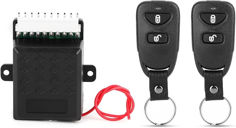 KIMISS Car Remote Lock, Universal Auto Zentralalarmsystem Fernbedienung Diebstahlsicherungs-Kit