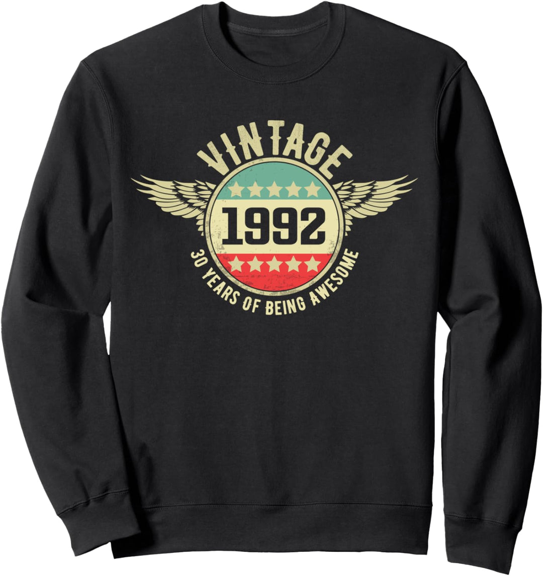 Vintage 1992, 30. Geburtstag Geschenk Mann, 30 Jahre Awesome Sweatshirt