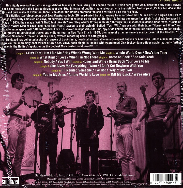 7-Lost Recordings and Beat Rarities, Vinyl