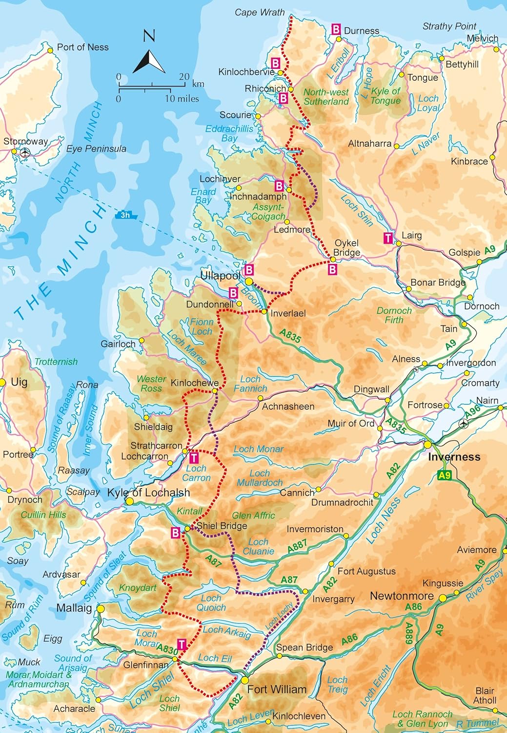 Walking the Cape Wrath Trail: Backpacking through the Scottish Highlands: Fort William to Cape Wrath
