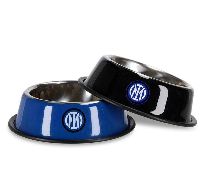 Only4fan S.r.l. PETBOWLSET18INTER, Unisex-Erwachsene Hunde- und Katzen-Set, Schwarz, Grösse M