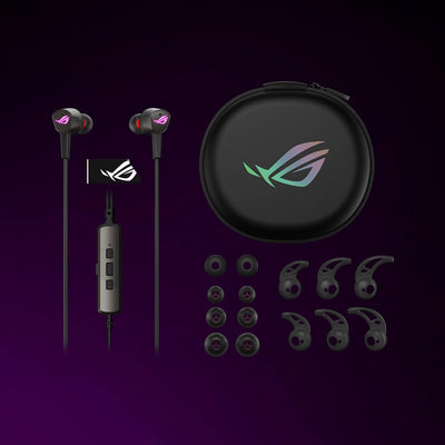 ASUS ROG Cetra II In-Ear-Gaming-Kopfhörer (Geräuschunterdrückung (ANC), Treiber aus Flüssigsilikonka