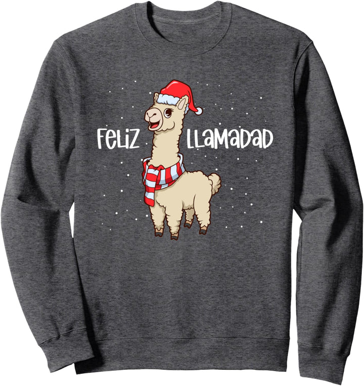 Weihnachtslama - Feliz Llamadad Sweatshirt