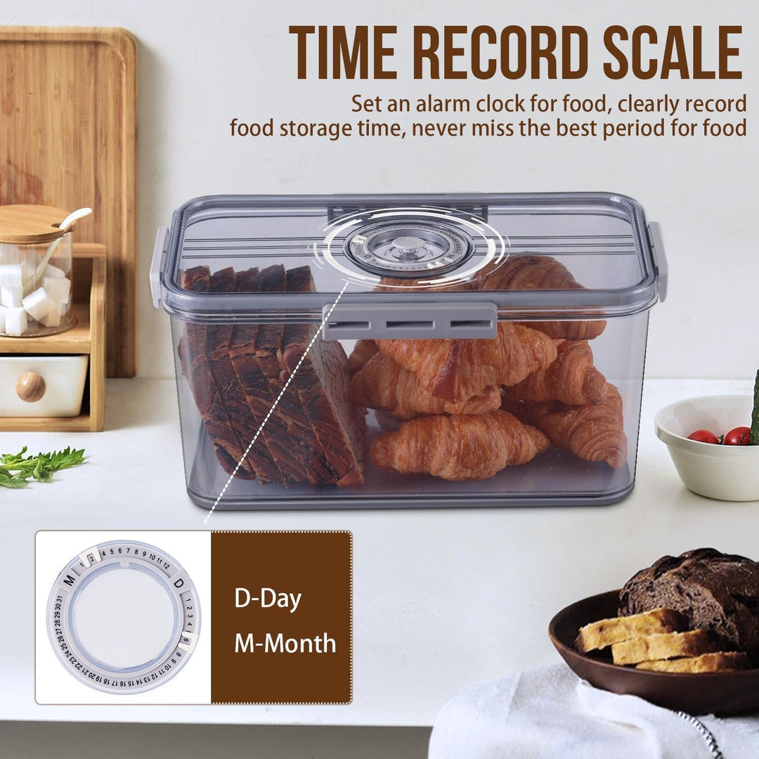 Brotkasten Brotbox Brotaufbewahrung Toastbrotbox Bread Box für Knäckebrotdose Brotkorb Modern Knäcke